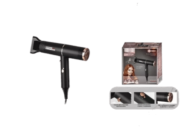 Hoomei HM-7668S 1400W Secador de Cabelo Motor DC 2 Velocidades