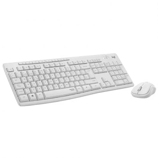 Logitech MK295 Silent Wireless Combo de Rato e Teclado Sem Fios Branco