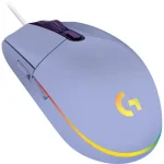 Logitech G102 LIGHTSYNC Rato Gaming com Fio – Lilás, 6 Botões, 8000 DPI