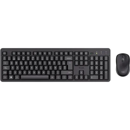 Trust Ymo II Pack Teclado e Rato Sem Fios Preto - Image 2