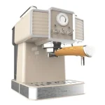 Cecotec Power Espresso 20 Tradizionale Sand – Máquina de Café Expresso 1350W, 20 Bar, Vaporizador, Manómetro, Depósito 1,5L – Bege - Image 2