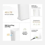Mercusys MB112-4 G Router 4 G LTE Wi-Fi 300 Mbps Branco - Image 4