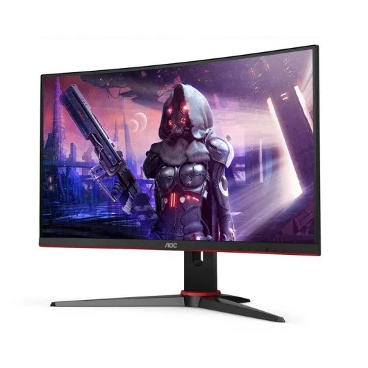 AOC C24 G2 AE/BK Monitor Curvo 23.6" 165 Hz Full HD Preto - Image 2