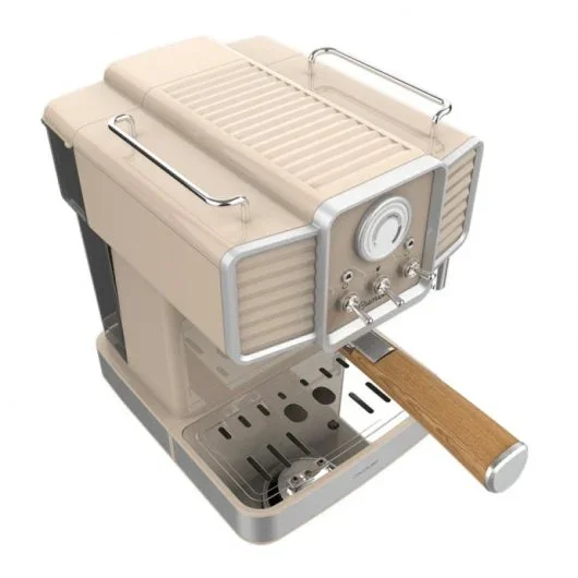 Cecotec Power Espresso 20 Tradizionale Sand – Máquina de Café Expresso 1350W, 20 Bar, Vaporizador, Manómetro, Depósito 1,5L – Bege - Image 3