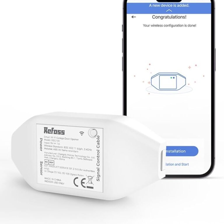 Controlador de porta de garagem Wi-Fi - compatível com Alexa e Google Assistant (Grade A)