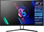 Gaming Imersivo Monitor Curvo 27" 240 Hz Newskill Icarus Preto