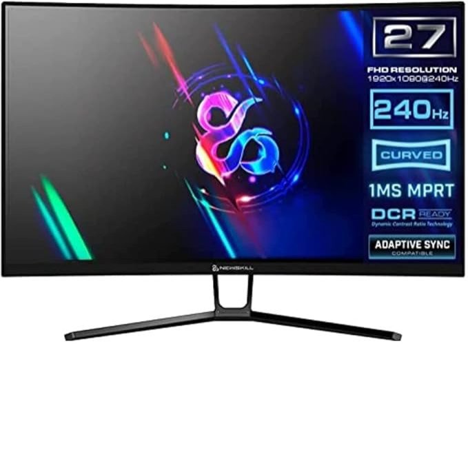 Monitor Gaming Newskill Icarus IC27F2-V2Z 27" Curvo Full HD – 240Hz, 1ms, FreeSync Premium