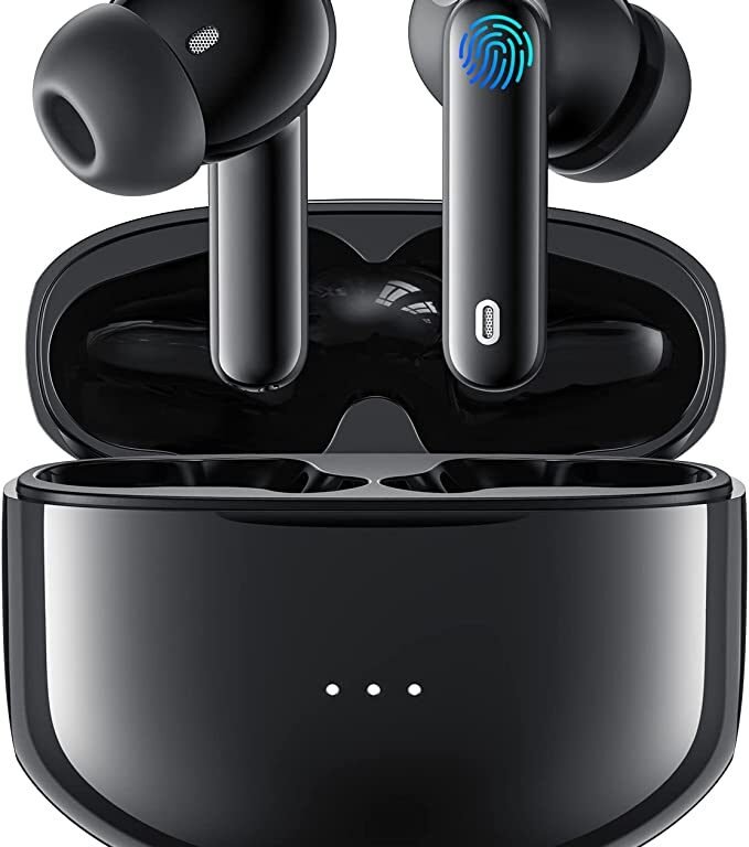 Auscultadores sem fios Aoslen - Preto