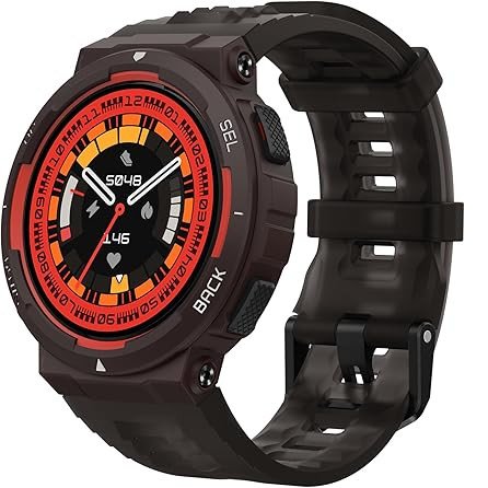 Amazfit Active Edge Preto — Smartwatch Esportivo 1,32″ GPS 10 ATM