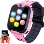 Moweallarge Smartwatch de Crianças – Rosa