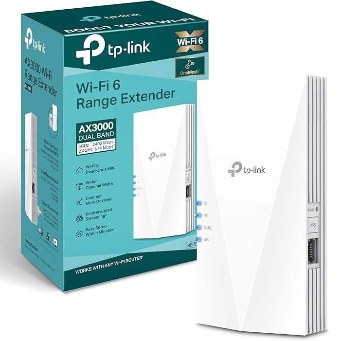 TP-Link RE700X Repetidor WiFi 6 Mesh AX3000