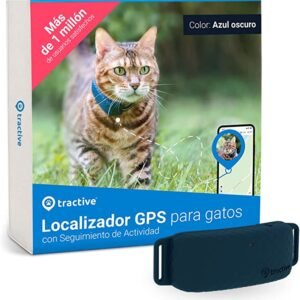 Tractive GPS Localizador para gatos (Azul)