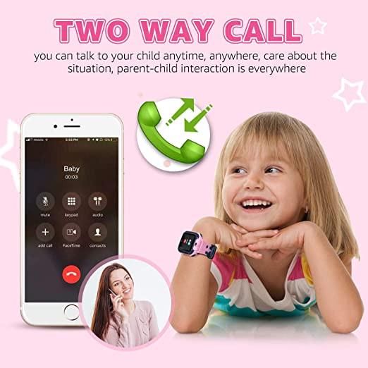 Moweallarge Smartwatch de Crianças – Rosa - Image 4