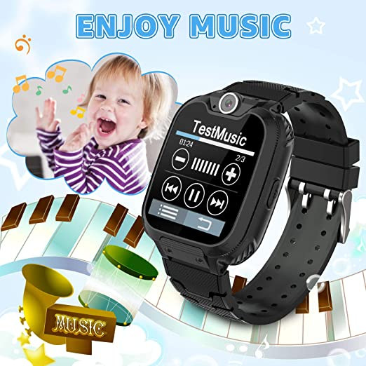 Moweallarge Smartwatch de Crianças - Preto - Image 3