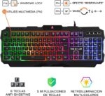 The G-Lab COMBO ARGON E Conjunto Gaming de Teclado Rato Tapete Headset AZERTY Preto - Image 2