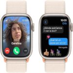 Apple Watch Series 9 GPS + Cellular 41mm Alumínio com Braceletes Desportivas Luz das Estrelas - Image 3