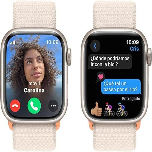 Apple Watch Series 9 41mm LTE Alumínio Luz das Estrelas Smartwatch OLED GPS - Image 3