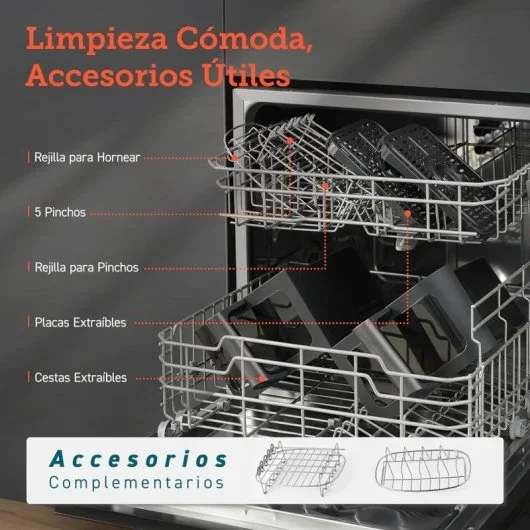 Prepare dois pratos ao mesmo tempo Air Fryer Cosori Dual Basket 8,5 L Preta - Image 4