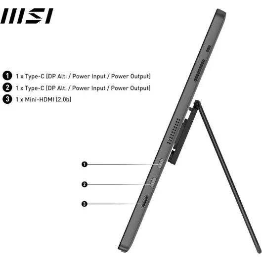 MSI PRO MP161 E2 15.6" Monitor Portátil LED IPS FullHD - Image 4