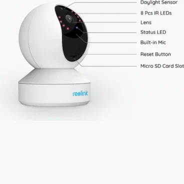 Reolink E1 Pro Câmara de Segurança WiFi IP Exterior e Interior SuperHD 2K 355º Visão Noturna Branco - Image 4