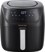 Russell Hobbs XXL Airfryer Satisfry 27170-56 – Fritadeira Sem Óleo 8 L, 1800 W, Preto