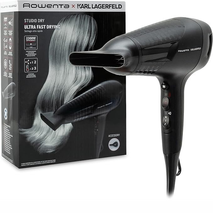 Rowenta Karl Lagerfeld Studio Dry CV581LF0 Secador de Cabelo