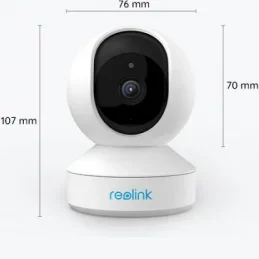 Reolink E1 Pro Câmara de Segurança WiFi IP Exterior e Interior SuperHD 2K 355º Visão Noturna Branco - Image 2