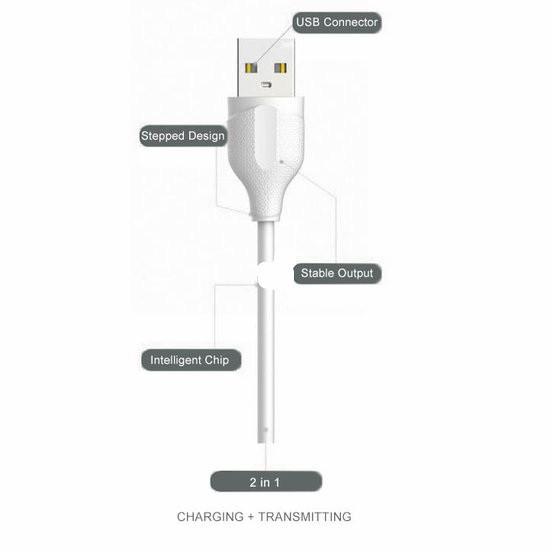 Cabo USB-C Fast para IPhone LS372 2M - Image 2