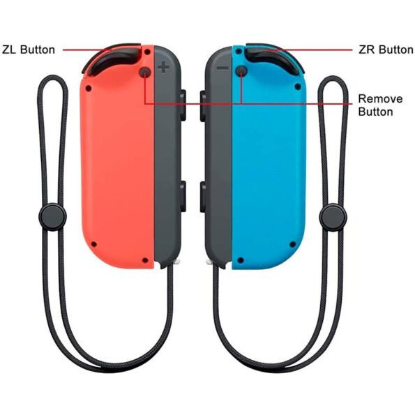 Nintendo Switch Joy-Con Compatível Azul/Vermelho - Image 3