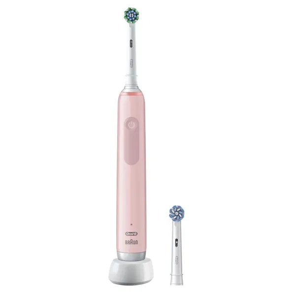 Gengivas protegidas com Oral-B Pro 3 3000 Escova Elétrica Rosa - Image 2