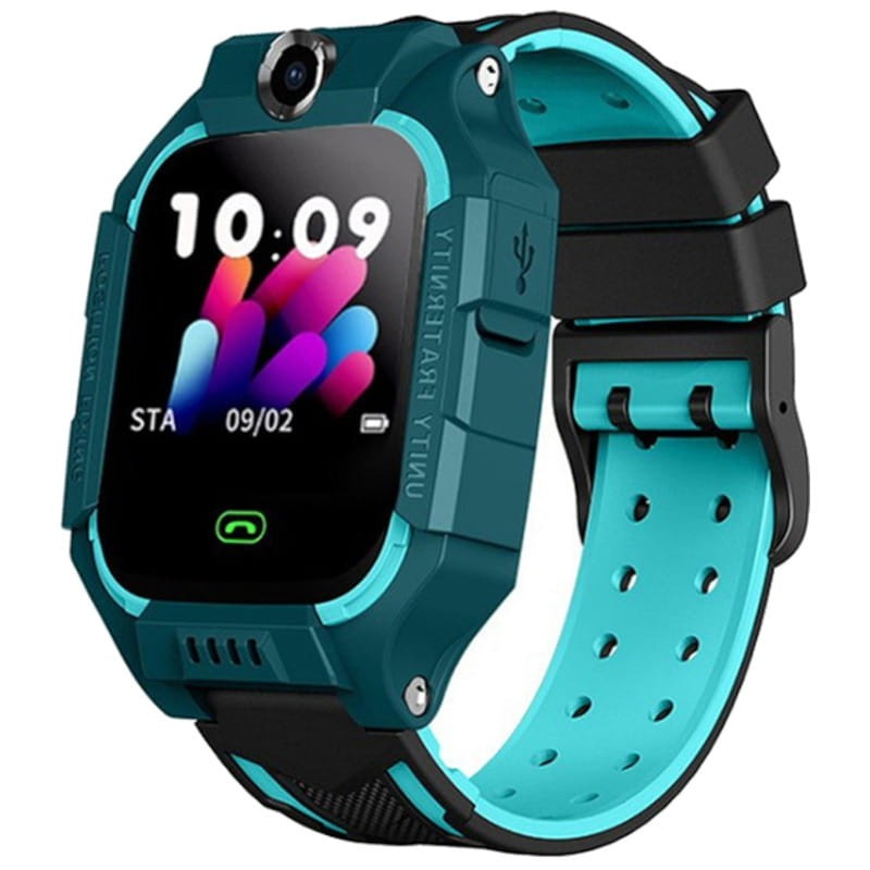 Smartwatch Infantil Q19 Verde 32 MB SOS Segurança e Monitoramento - Image 2