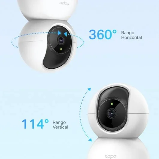 Monitoramento 360º TP-LINK Tapo C200 Câmara Segurança Wi Fi Branco - Image 3