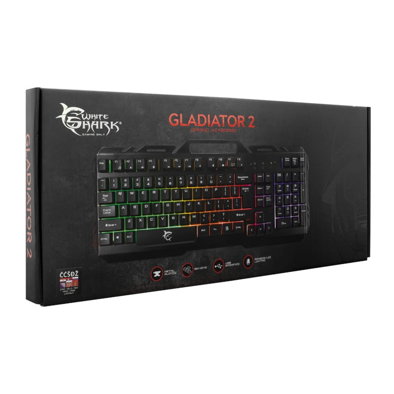 White Shark Gladiator 2 GK-1923 Teclado Gaming RGB - Image 4
