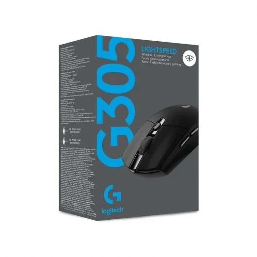 Logitech G305 LIGHTSPEED Rato Gaming Sem Fios 12000 DPI Preto - Image 2
