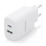 Carregador duplo de alta eficiência Aisens 25W 1xUSB Type-C / 1xUSB Branco - Image 2