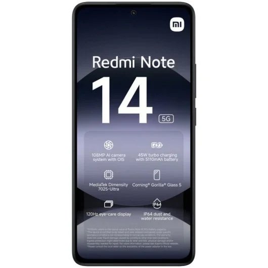 Fotos Profissionais Redmi Note 14 5 G 8 GB 256 GB Preto OLED - Image 2