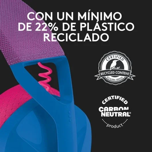 Logitech G435 LIGHTSPEED Auscultadores Gaming Sem Fios Azuis - Image 4