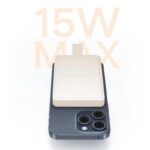 Carregamento Magnético Rápido Power Bank Xiaomi 6000 m Ah Branco - Image 5