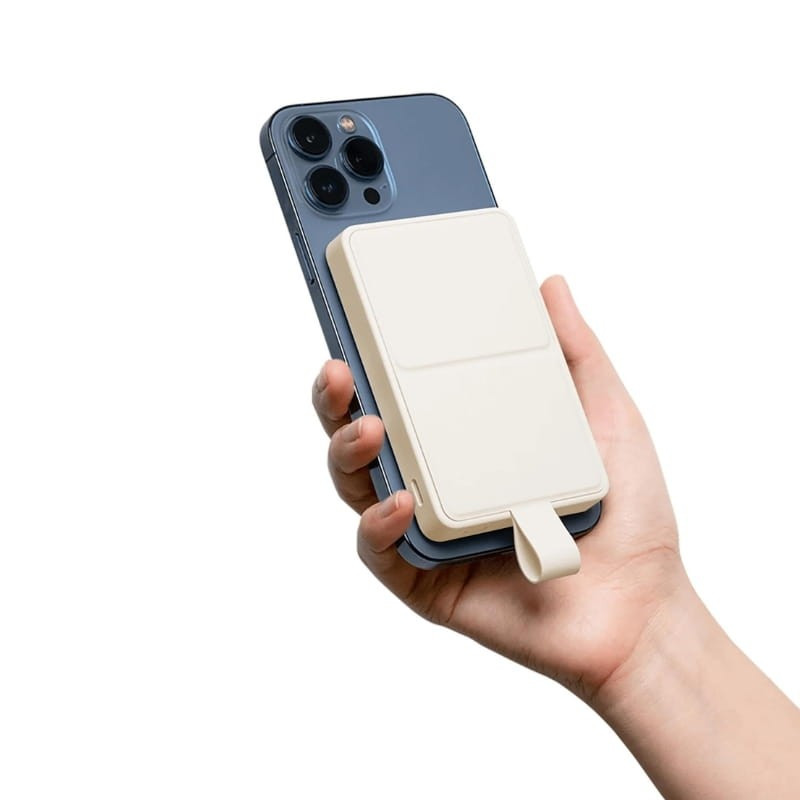 Carregamento Magnético Rápido Power Bank Xiaomi 6000 m Ah Branco - Image 6