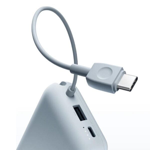 Xiaomi Power Bank 10000mAh (cabo integrado) 22,5W Azul - Image 3