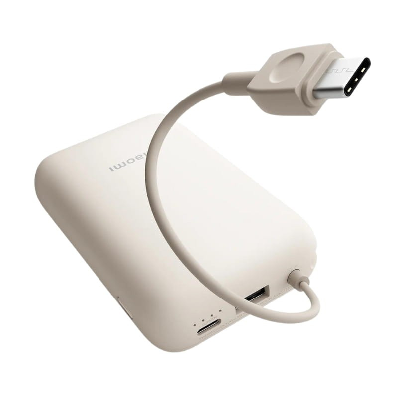 Carregamento Rápido Powerbank Xiaomi 10000 m Ah 33 W Compacto Bege - Image 2