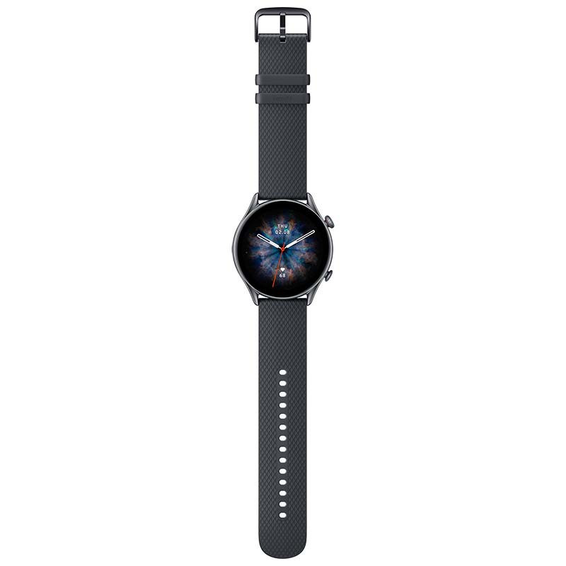 Amazfit GTR 3 Pro Smartwatch 2.3 GB Música Preto 12 Dias Bateria - Image 3