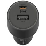 Xiaomi 67W Car Charger Carregador Carro 2x USB-C Cabo USB-C Preto - Image 2