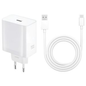 Oppo SuperVooc 80W + Cabo Tipo C - Carregador para Smartphone
