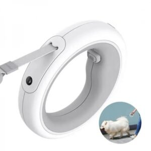 Trela Retrátil LED Moestar recarregável para cães