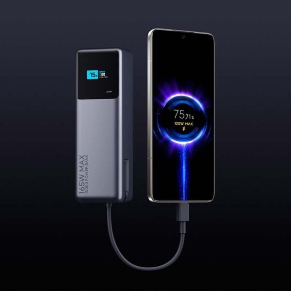 Xiaomi 165W Power Bank 10000mAh (Cabo Integrado) - Image 2