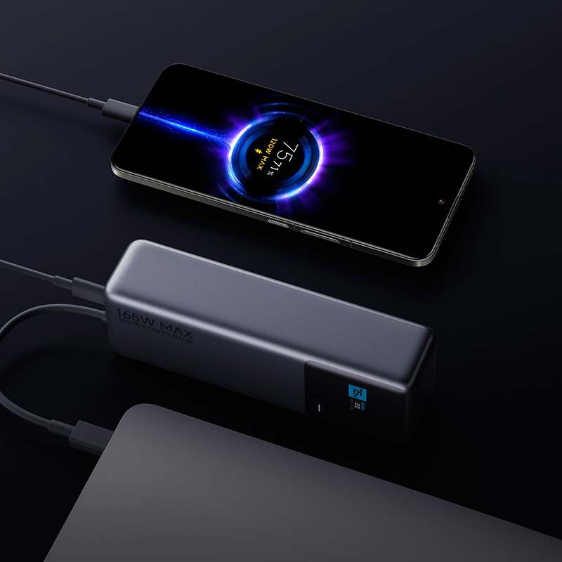 Xiaomi Pocket Edition Pro Powerbank 10000 m Ah 33 W Cinza - Image 3