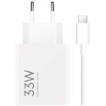 Xiaomi 33W HyperCharge Combo USB Tipo-A Branco - Carregador + Cabo