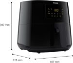 Refeições Saudáveis com Pouco Óleo Airfryer Philips 6,2 L 1800 W Preta - Image 3