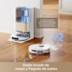 Dreame L10S Pro Ultra Heat Robot Aspirador e Mopa com Base de Auto-Esvaziamento Branco - Image 4